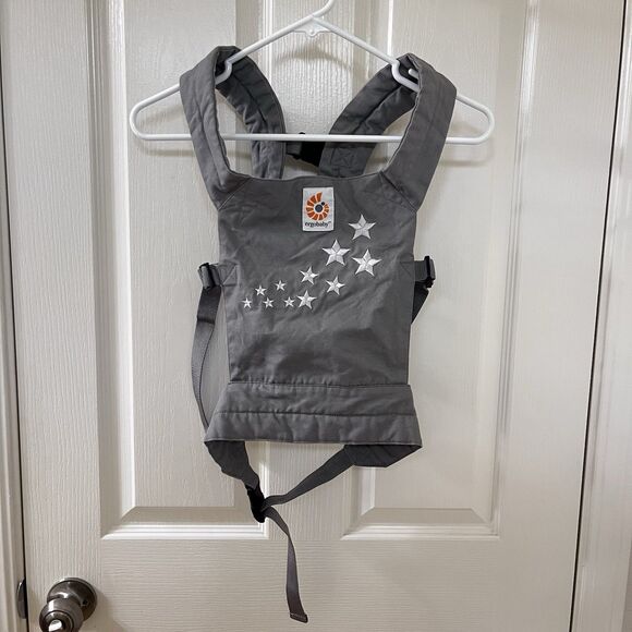Ergobaby Ergo Baby Doll Carrier Galaxy Gray Embroidered Stars - Picture 1 of 12